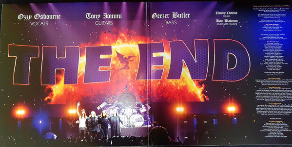 Black Sabbath - The End (4 February 2017 - Birmingham) - Mint- (VG+ cover) 3 LP Record 2020 Eagle Universal 180 gram Blue Vinyl - Heavy Metal - Shuga Records