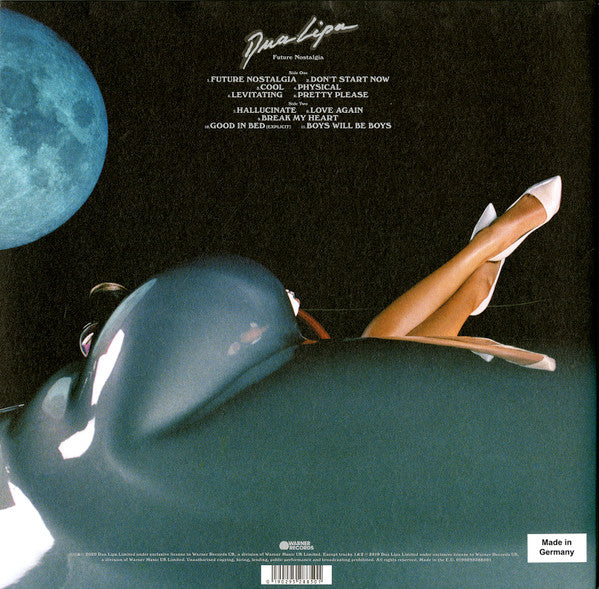 Dua Lipa ‎– Future Nostalgia - Mint- LP Record 2020 Warner Black Vinyl - Pop / Dance-pop