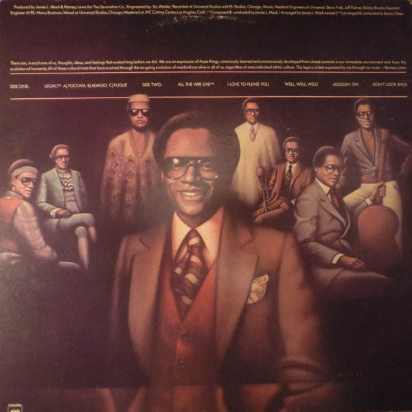 Ramsey Lewis - Legacy - LP Record 1978 Columbia USA Vinyl - Jazz / Jazz-Funk - Shuga Records