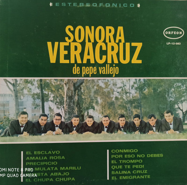 Sonora Veracruz De Pepe Vallejo - Sonora Veracruz De Pepe Vallejo - VG LP Record 1960 Orfeon Vinyl - Latin / Guaracha / Bolero / Pachanga - Shuga Records