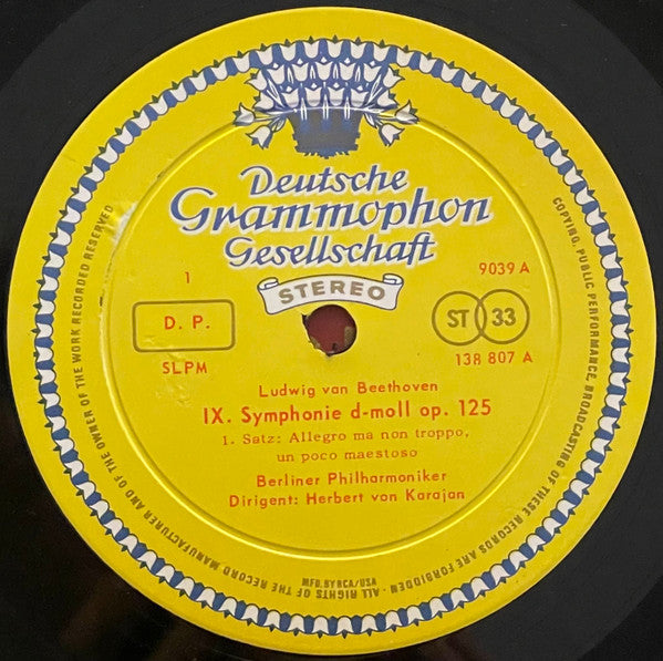 Herbert von Karajan - Beethoven - X. Symphonie / Symphonie Nr. 8 - Mint- 2 LP Record Box Set 1964 Deutsche Grammophon USA Stereo Tulip ED1 - Classical - Shuga Records