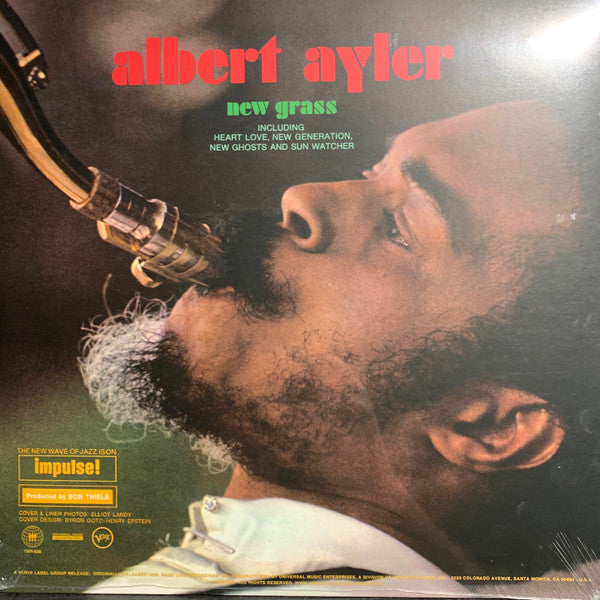 Albert Ayler - New Grass (1969) - New Lp Record 2020 Third Man USA Black Vinyl - Jazz / Free Jazz - Shuga Records