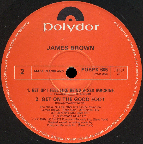 James Brown - Papa's Got A Brand New Bag - VG+ EP Record 1982 Polydor UK Vinyl - Funk / Soul - Shuga Records