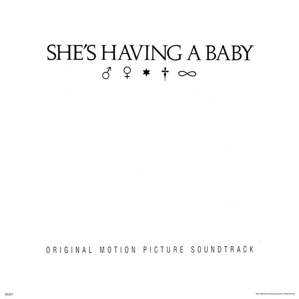 Various - She's Having A Baby (Original Motion Picture) - VG+ LP Record 1988 IRS USA Vinyl - Soundtrack - Shuga Records