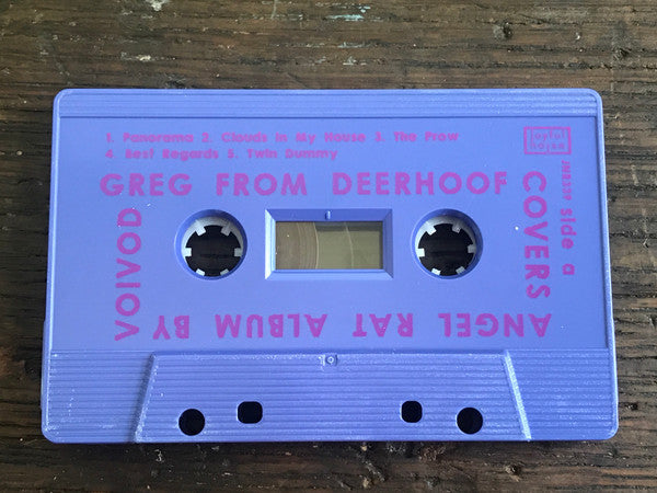 Greg from Deerhoof - Covers Angel Rat Album By Voivod - New Cassette 2020 Joyful Noise Club Edition USA Tape - Indie Rock / Acoustic - Shuga Records