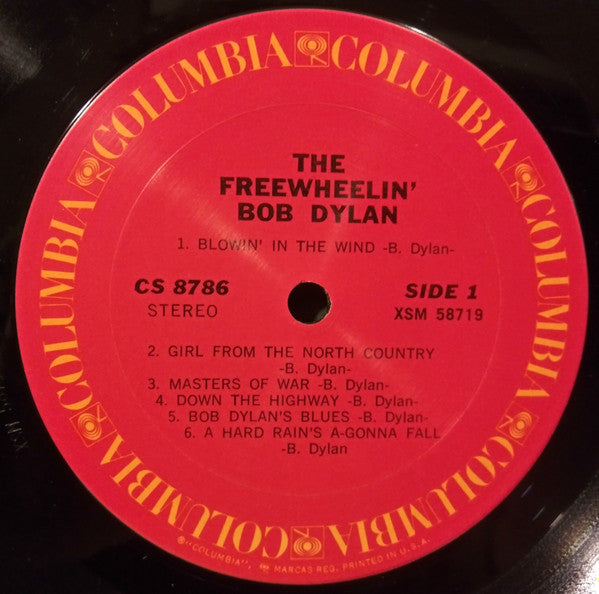 Bob Dylan - The Freewheelin' Bob Dylan (1963) - VG+ LP Record 1970 Columbia USA Vinyl - Rock / Folk Rock - Shuga Records
