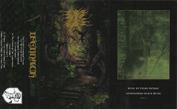 Ifernach - The Green Enchanted Forest Of The Druid Wizard - Mint- Cassette 2020 Tour De Garde Canada Tape - Black Metal - Shuga Records