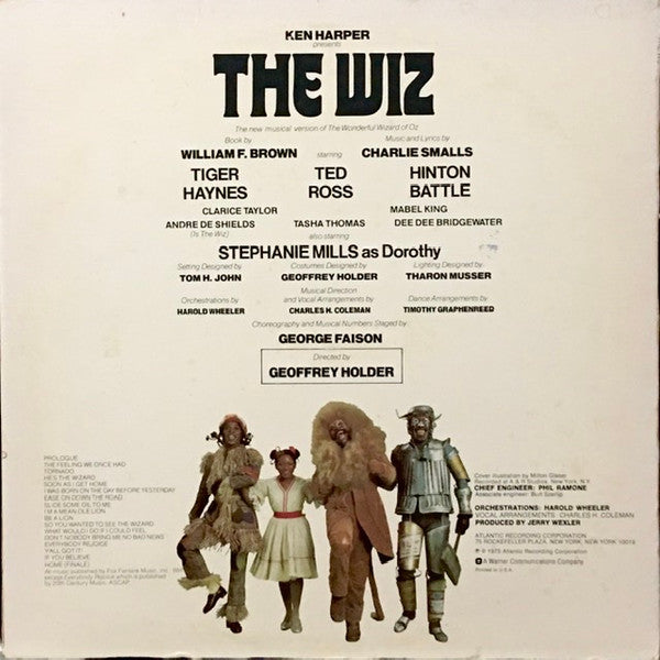 Various - The Wiz (The Super Soul Musical "Wonderful Wizard Of Oz") - VG+ LP Record 1975 Stereo USA - Original Cast - Shuga Records
