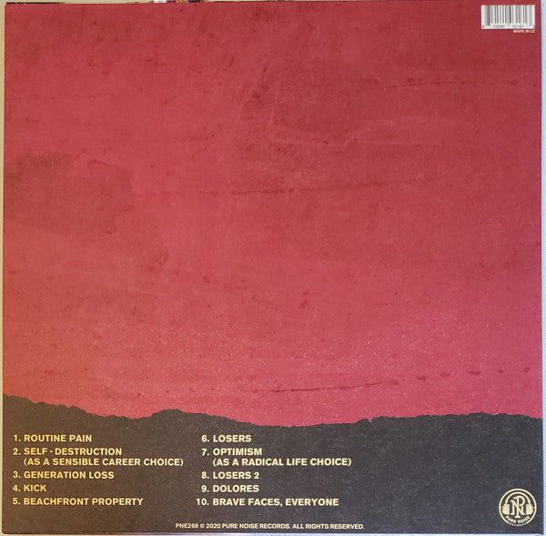 Spanish Love Songs - Brave Faces Everyone - Mint- LP Record 2020 Pure Noise Bone & Blood Red ButterflyVinyl - Rock / Punk - Shuga Records