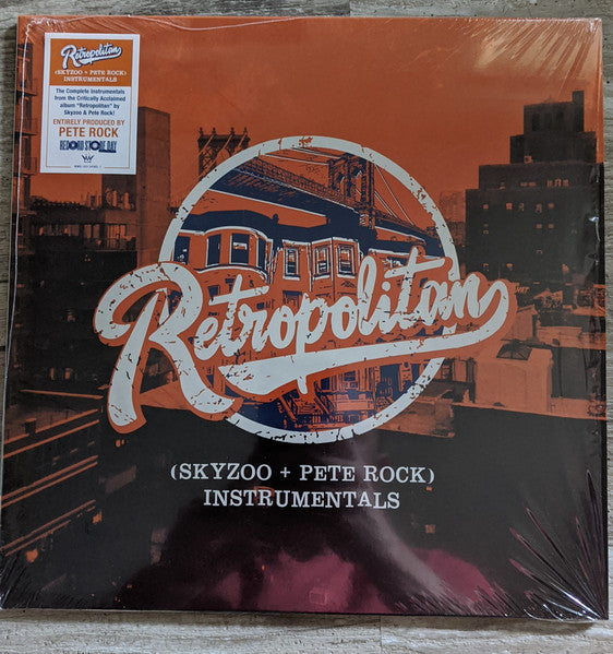 Skyzoo + Pete Rock - Retropolitan (Instrumentals) - New LP Record Store Day 2020 Mello Music Orange & White Splatter Vinyl - Hip Hop - Shuga Records