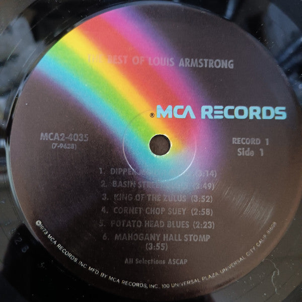 Louis Armstrong - The Best Of Louis Armstrong (1971) - VG+ 2 LP Record 1973 MCA USA Vinyl - Jazz / Swing / Big Band - Shuga Records