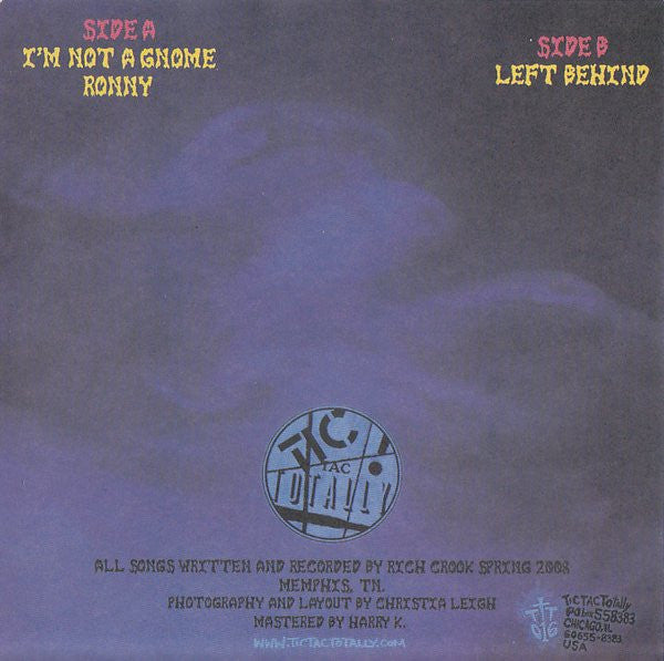 Lover! - I'm Not A Gnome - New 7" Single Record 2008 Tic Tac Totally Chicago USA Vinyl - Indie Rock - Shuga Records