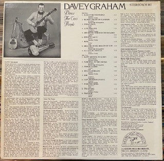 Davey Graham - Dance For Two People - VG+ LP Record 1980 Kicking Mule USA Vinyl - Folk / Bluegrass - Shuga Records
