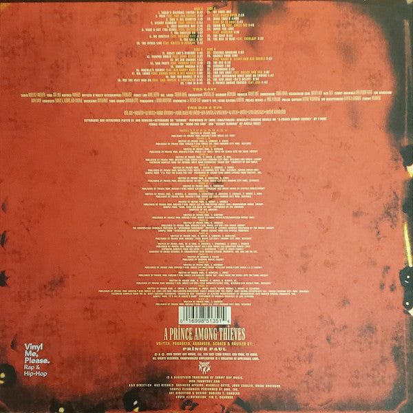 Prince Paul - A Prince Among Thieves (1998) - New 2 LP Record 2020 Tommy Boy Vinyl Me Please Red & Orange Marble Vinyl - Hip Hop - Shuga Records
