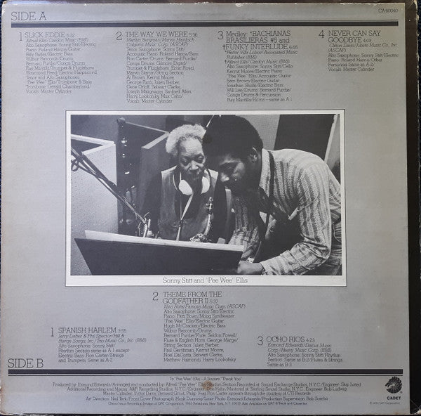 Sonny Stitt ‎- Never Can Say Goodbye - VG+ LP Record 1975 Cadet USA Vinyl - Jazz / Jazz-Funk - Soul-Jazz - Shuga Records