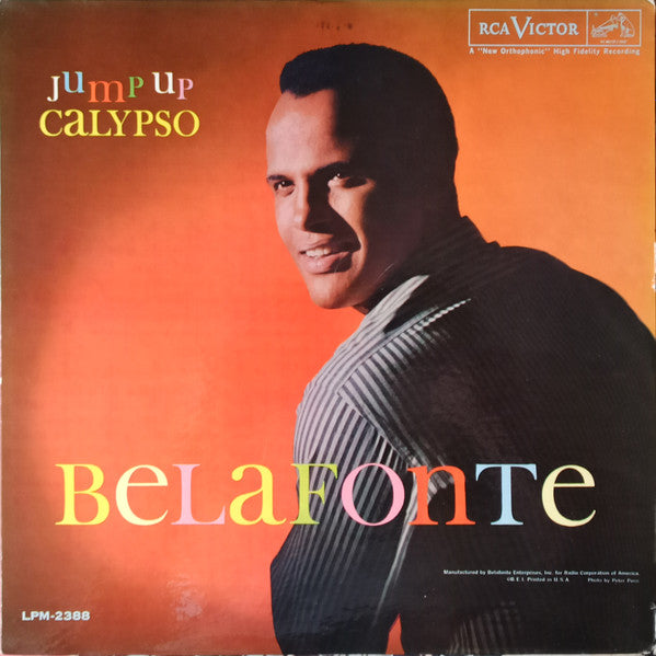 Harry Belafonte - Jump Up Calypso - VG+ LP Record 1961 RCA Victor USA Original Mono Vinyl - Calypso / Folk / Vocal - Shuga Records