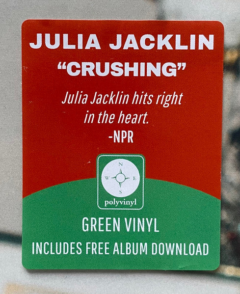 Julia Jacklin ‎– Crushing - Mint- LP Record 2019 Polyvinyl 180 gram Green Vinyl & Download - Indie Rock - Shuga Records