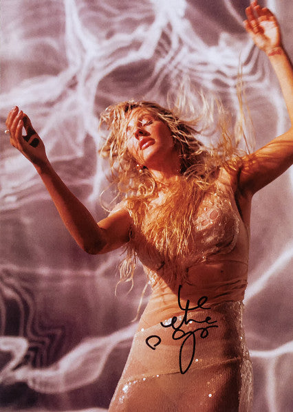 Signed Autographed - Ellie Goulding - Brightest Blue - Mint- 2 LP Record 2020 Polydor Clear & Blue Vinyl & Hand-Signed Card - Pop / Indie Pop - Shuga Records