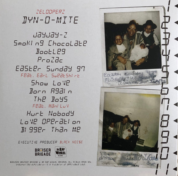 ZelooperZ - Dyn-O-Mite - Mint- LP Record 2020 de Rap Winkel Netherlands Black Vinyl & Numbered - Hip Hop - Shuga Records