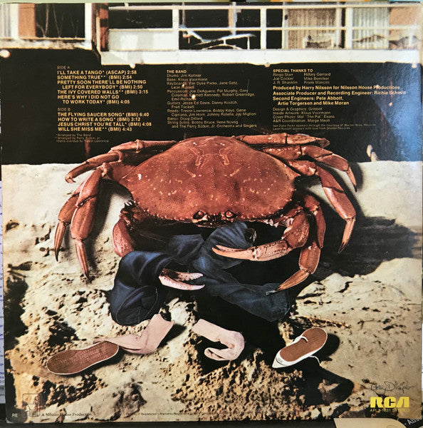 Harry Nilsson – Sandman - Mint- LP Record 1976 RCA USA Vinyl - Rock & Roll / Pop Rock