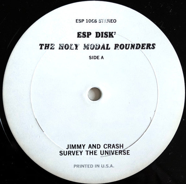The Holy Modal Rounders - Indian War Whoop - VG+ LP Record 1967 ESP-Disk USA Original Vinyl - Psychedelic Rock / Avantgarde / Blues / Folk - Shuga Records