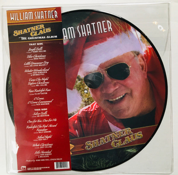 William Shatner - Shatner Claus - The Christmas Album - New LP Record 2018 Cleopatra Picture Disc Vinyl - Holiday / Pop / Star Trek - Shuga Records