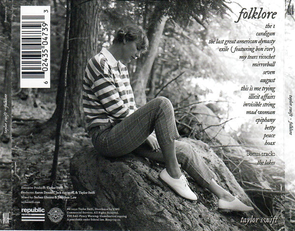 Taylor Swift - Folklore - New CD 2020 Republic Target Exclusive Deluxe Edition "Meet Me Behind The Mall" Edition - Pop Rock