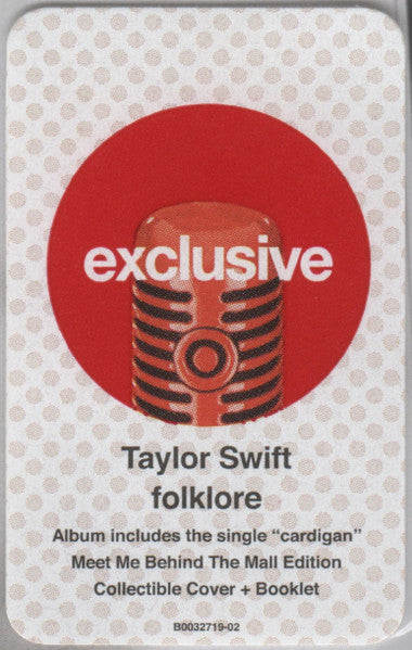 Taylor Swift - Folklore - New CD 2020 Republic Target Exclusive Deluxe Edition "Meet Me Behind The Mall" Edition - Pop Rock