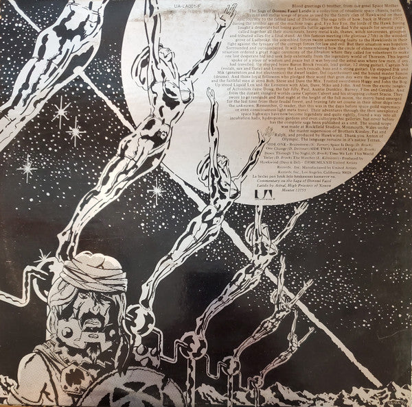 Signed Autographed - Hawkwind - Doremi Fasol Latido - VG+ LP Record 1972 United Artists Original Vinyl - Psychedelic Rock / Space Rock - Shuga Records