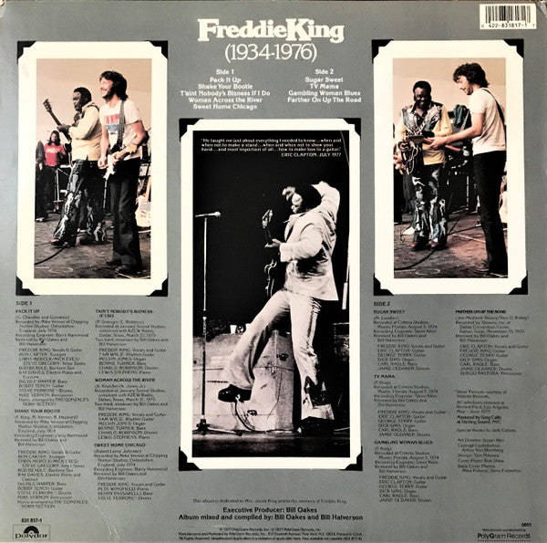 Freddie King - Freddie King (1934-1976) - VG+ LP Record 1977 Polydor USA Vinyl - Soul / Rhythm & Blues - Shuga Records