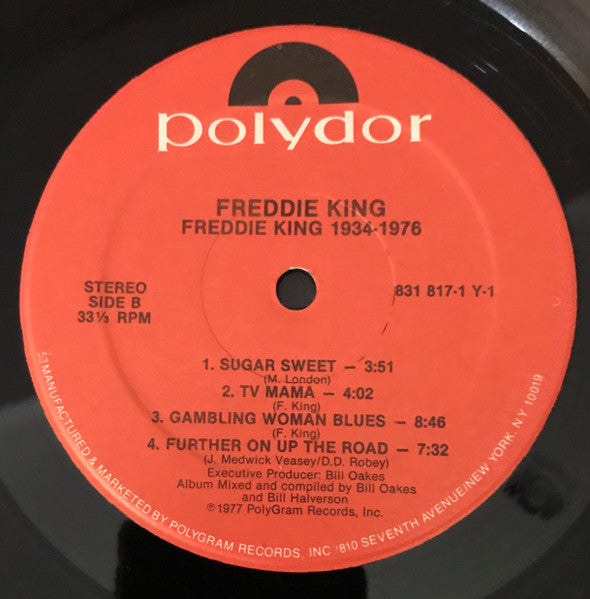 Freddie King - Freddie King (1934-1976) - VG+ LP Record 1977 Polydor USA Vinyl - Soul / Rhythm & Blues - Shuga Records