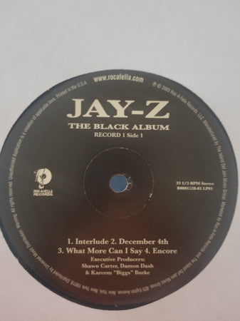 Jay-Z - The Black Album (2003) - Mint- 2 LP Record 2006 Roc-A-Fella USA Vinyl - Hip Hop - Shuga Records