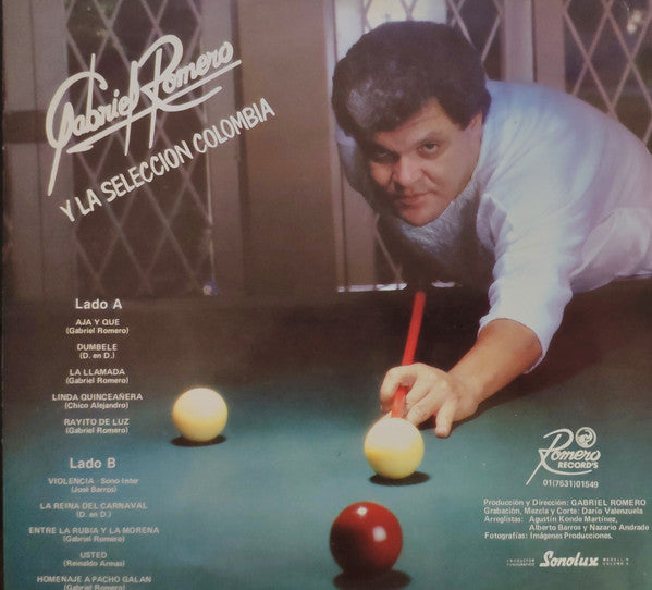 Gabriel Romero Y La Seleccion Colombia – Aja Y Qué? - Mint- LP Record (VG Cover) 1988 Sonolux Romero Colombia Vinyl - Latin / Cumbia - Shuga Records