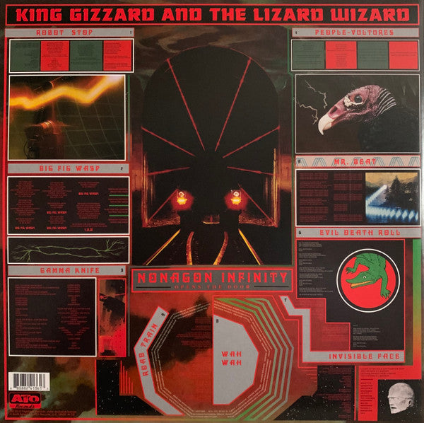 King Gizzard And The Lizard Wizard ‎– Nonagon Infinity (2016) - Mint- LP Record 2020 ATO Neon Red/Neon Yellow/Black Mix Vinyl & Download - Psychedelic Rock / Space Rock / Garage Rock - Shuga Records