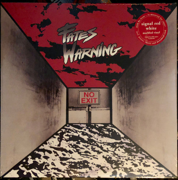 Fates Warning - No Exit (1988) - New LP Record 2020 Metal Blade Signal Red & White Marble Vinyl, Poster, & Download - Progressive Metal - Shuga Records