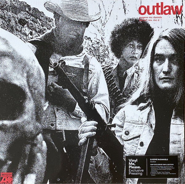Eugene McDaniels – Outlaw (1970) - New LP Record 2020 Atlantic Real Gone Music Vinyl Me Please Clear w/Black Smoke Vinyl & Numbered - Rock / Soul / Funk / - Shuga Records