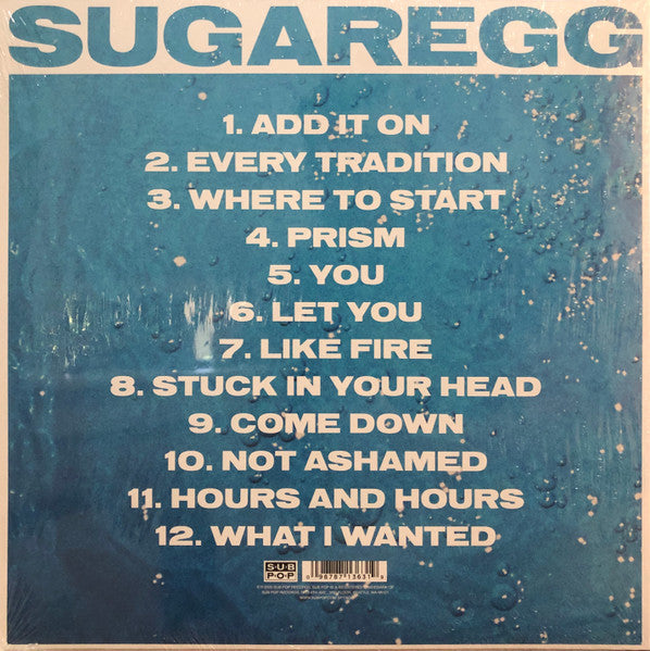 Bully - Sugaregg - New LP Record 2020 Sub Pop Loser Edition Blue w/ White Smoke Vinyl & 7" Flexi Disc - Indie Rock - Shuga Records