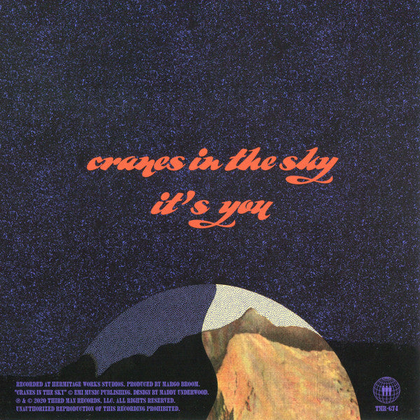 Big Joanie – Cranes In The Sky / It's You - New 7" Single Record 2020 Third Man Coke Bottle Clear Vinyl - Indie Rock / Punk - Shuga Records