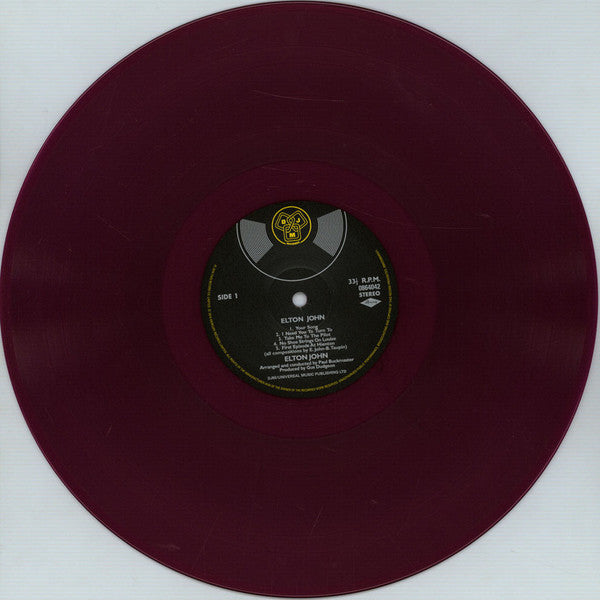 Elton John - Elton John (1970) - New 2 LP Record Store Day 2020 DJM Mercury Transparent Purple 180 gram Vinyl - Pop Rock / Classic Rock - Shuga Records