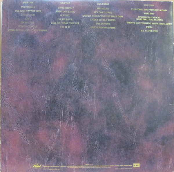 The Beatles - Love Songs - VG 2 LP Record 1977 Capitol USA Vinyl, Book & Matching Inner Sleeves - Pop Rock & Rock & Roll - Shuga Records