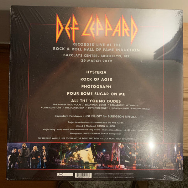 Def Leppard - Rock & Roll Hall Of Fame 29 March 2019 - New EP Record Store Day 2020 Phonogram RSD Vinyl - Hard Rock / Glam - Shuga Records
