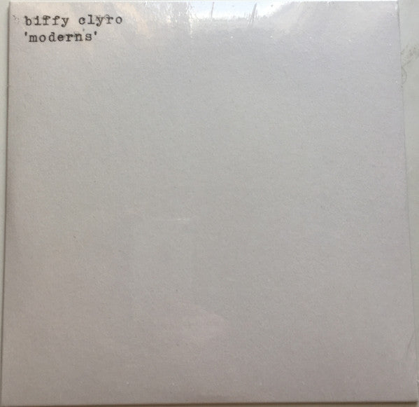 Biffy Clyro - Moderns - New 7" Single Record Store Day 2020 Warner Opaque White Vinyl - Alternative Rock - Shuga Records