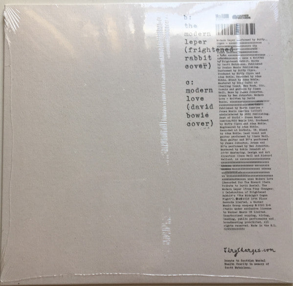 Biffy Clyro - Moderns - New 7" Single Record Store Day 2020 Warner Opaque White Vinyl - Alternative Rock - Shuga Records