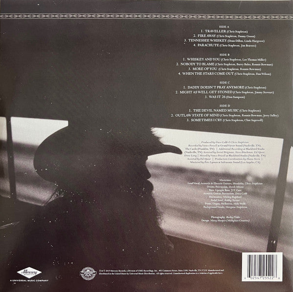 Chris Stapleton - Traveller - VG+ 2 LP Record 2015 Mercury Nashville Black Vinyl - Country / Southern Rock