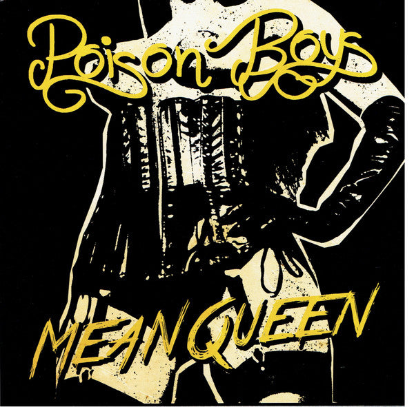 Poison Boys - Mean Queen / Take a Chance With Me - New 7" Single Record 2024 Hobo Wolfman Opaque Yellow Vinyl - Chicago Punk / Garage Rock - Shuga Records