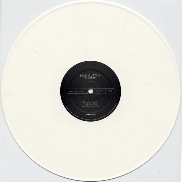Iron Curtain - Desertion 1982-1988 (2007) - Mint- 2 LP Record 2020 Pylon USA White Vinyl - Rock / Darkwave / Post-Punk - Shuga Records