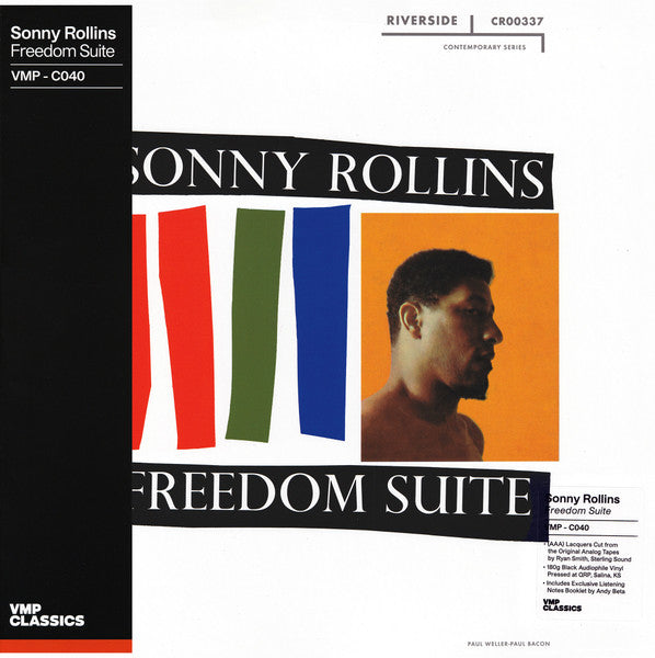 SONNY ROLLINS FREEDOM SUITE オリジナルLPレコード Sonny Rollins - Freedom Suite (1958) - New LP Record 2020