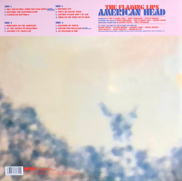 The Flaming Lips - American Head - Mint- 2 LP Record 2020 Warner Teal & Pink Vinyl - Alternative Rock /  Psychedelic Rock