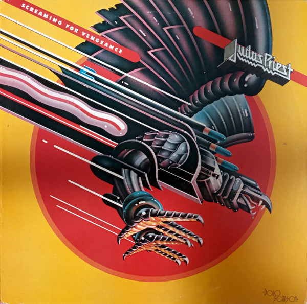 Judas Priest - Screaming For Vengeance - VG+ LP Record 1982 Columbia USA Original Vinyl, Inner, Insert & Hype Sticker - Hard Rock / Heavy Metal - Shuga Records