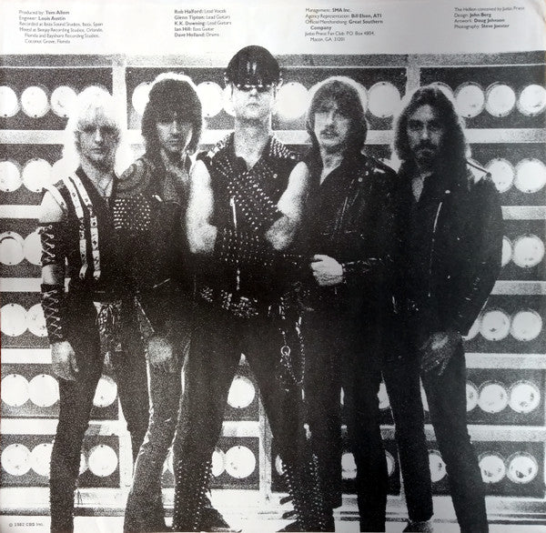 Judas Priest - Screaming For Vengeance - VG+ LP Record 1982 Columbia USA Original Vinyl, Inner, Insert & Hype Sticker - Hard Rock / Heavy Metal - Shuga Records